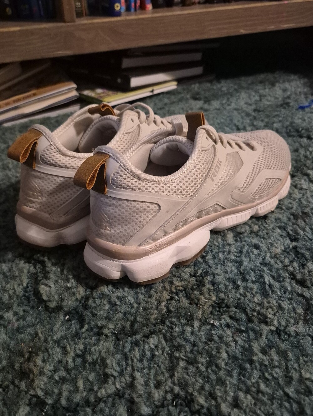 RBX Braton-M Running Athletic Shoes Gray Beige White Size 8.5 - Picture 7 of 14